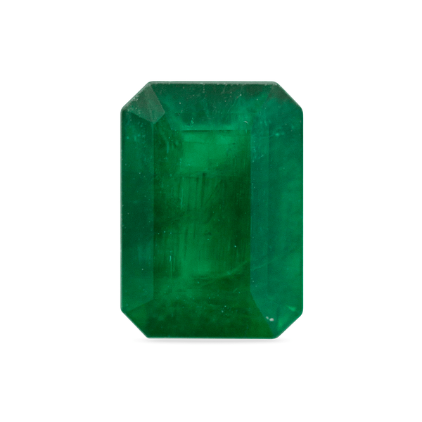 2.03 ct Kelly Green Emerald Cut Emerald