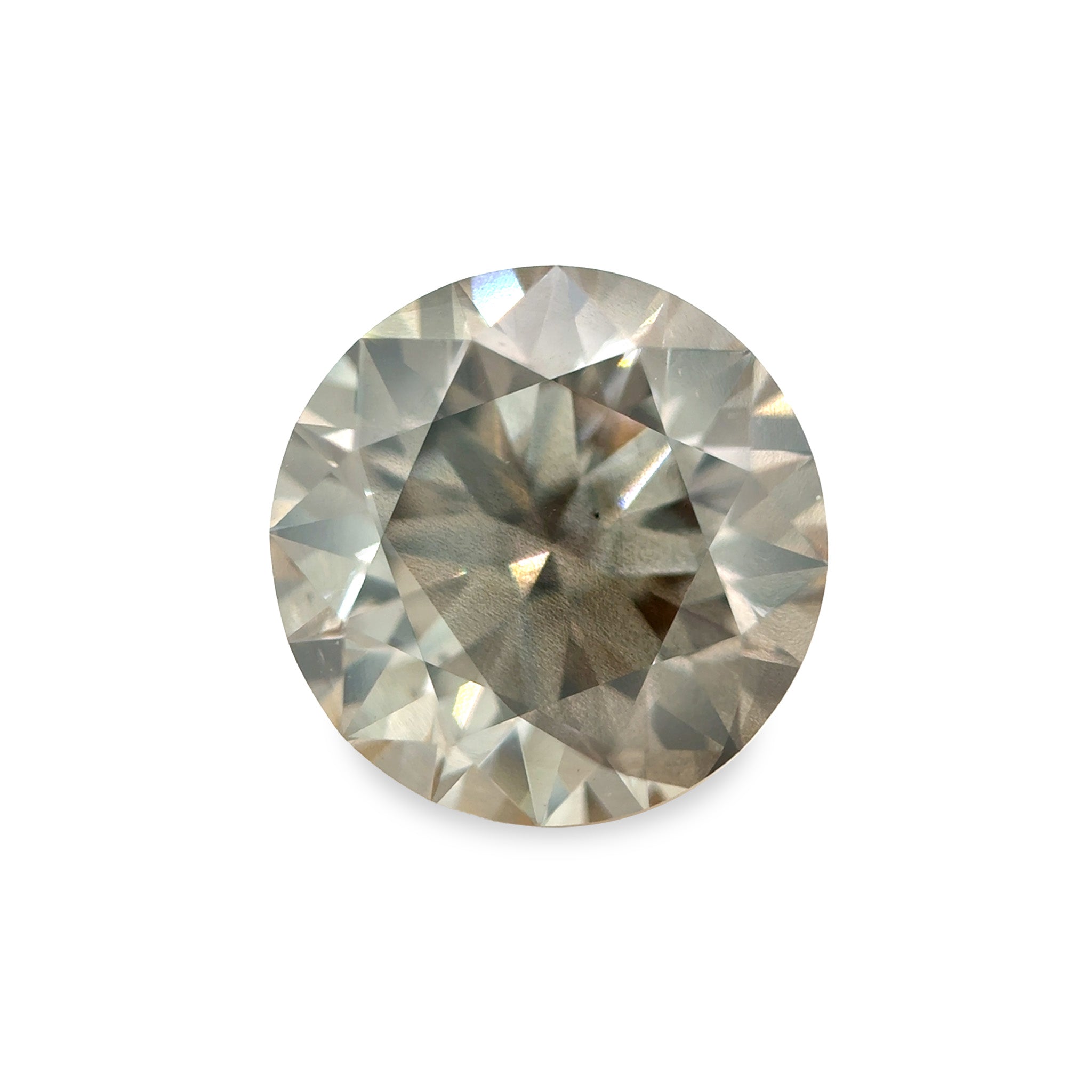 2.52 ct Obsidian Brown Round Brilliant Fancy Lab Grown Diamond
