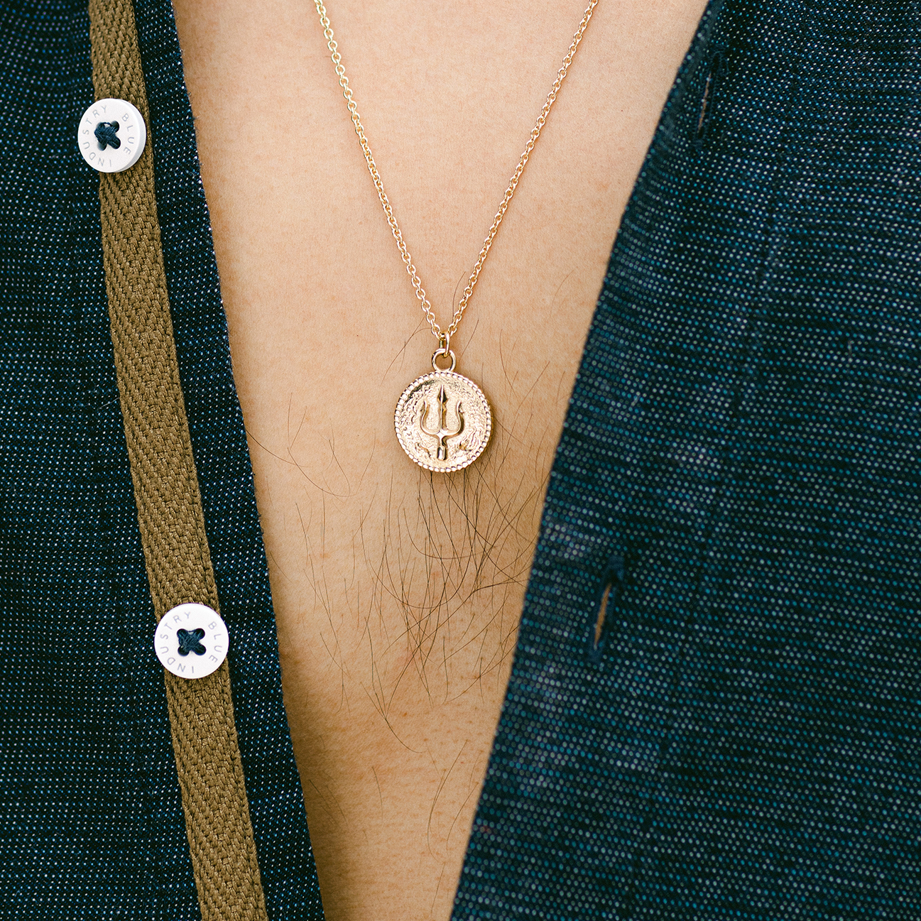 Coin Pendant in Yellow Gold