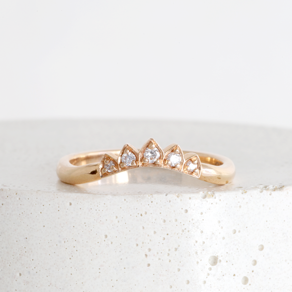 Ethical Jewellery & Engagement Rings Toronto - Helios Band in Rose Gold - FTJCo Fine Jewellery & Goldsmiths