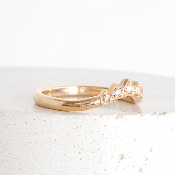 Ethical Jewellery & Engagement Rings Toronto - Helios Band in Rose Gold - FTJCo Fine Jewellery & Goldsmiths