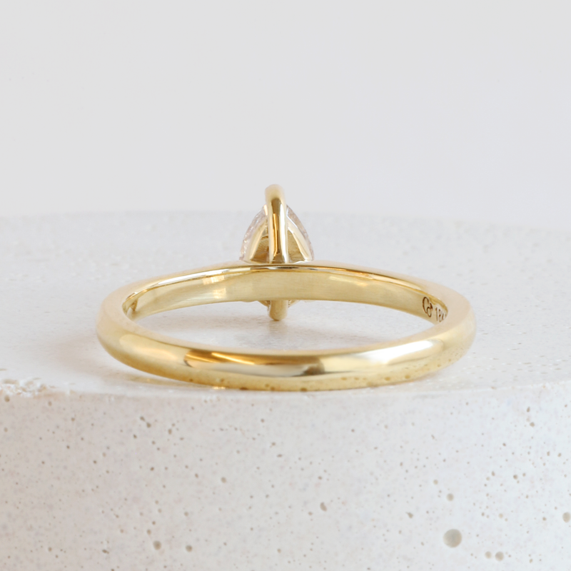 Ethical Jewellery & Engagement Rings Toronto - Diamond Maude Ring In Yellow - FTJCo Fine Jewellery & Goldsmiths