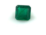 0.61 ct Deep Green Cut Corner Square Step Cut AKARA Modern Vintage Emerald