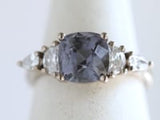 2.20 ct Heather Violet Spinel Five Stone Ring in White