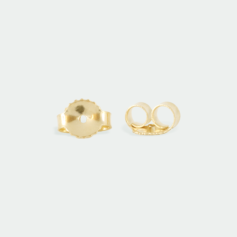 Ethical Jewellery & Engagement Rings Toronto - Cockle Stud in Yellow Gold - FTJCo Fine Jewellery & Goldsmiths