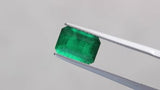2.03 ct Kelly Green Emerald Cut Emerald