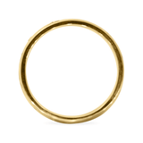 Yellow Ethical Jewellery & Engagement Rings Toronto - 5 mm Star Engraved Band - Fairtrade Jewellery Co.