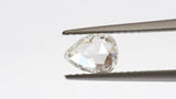 0.59 ct Pear Rose Cut Nouveau Recycled Diamond