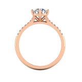 Rose/Pink - Ethical Jewellery & Engagement Rings Toronto - Contemporary Love Note with Diamond-Set Band - FTJCo Fine Jewellery & Goldsmiths