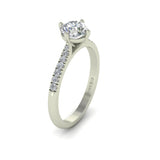 White - Ethical Jewellery & Engagement Rings Toronto - Contemporary Love Note with Diamond-Set Band - FTJCo Fine Jewellery & Goldsmiths