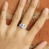 Platinum Ethical Jewellery & Engagement Rings Toronto - Cordelia with Pavé - Fairtrade Jewellery Co.