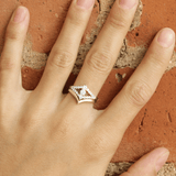 Yellow Ethical Jewellery & Engagement Rings Toronto - Cordelia with Pavé - Fairtrade Jewellery Co.