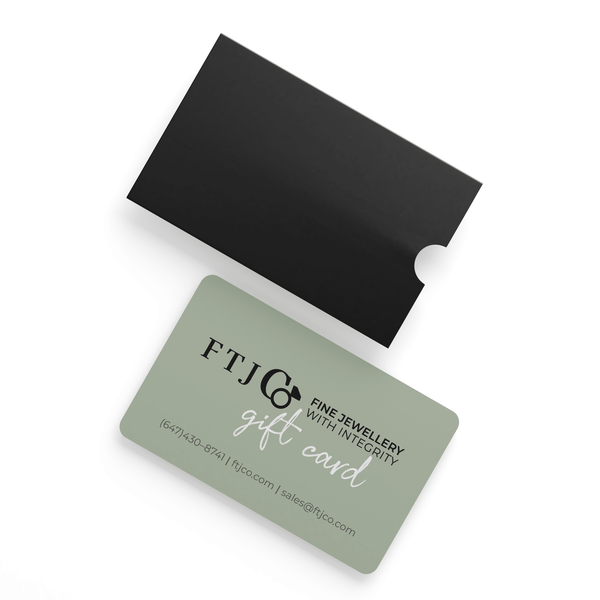 Ethical Jewellery & Engagement Rings Toronto - FTJCo Fine Jewellery Gift Card - FTJCo Fine Jewellery & Goldsmiths