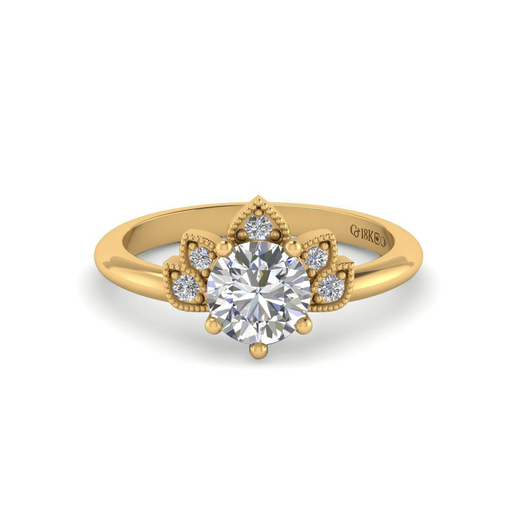 Lotus hot sale wedding ring