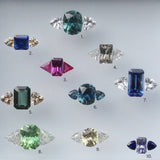 Ethical Jewellery & Engagement Rings Toronto - Rectangular & Triangle Trellis - Fairtrade Jewellery Co.