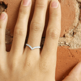 Platinum Ethical Jewellery & Engagement Rings Toronto - Cordelia Pavé Band - Fairtrade Jewellery Co.