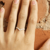 Rose/Pink Ethical Jewellery & Engagement Rings Toronto - Cordelia Pavé Band - Fairtrade Jewellery Co.