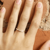 Rose/Pink Ethical Jewellery & Engagement Rings Toronto - Bypass Plain Band - Fairtrade Jewellery Co.