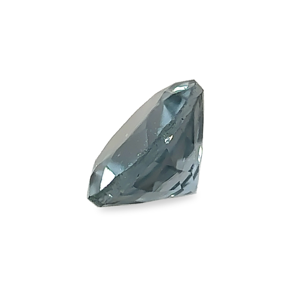 Ethical Jewellery & Engagement Rings Toronto - 0.39 ct Steel Grey Round Cut Mined Spinel - FTJCo Fine Jewellery & Goldsmiths