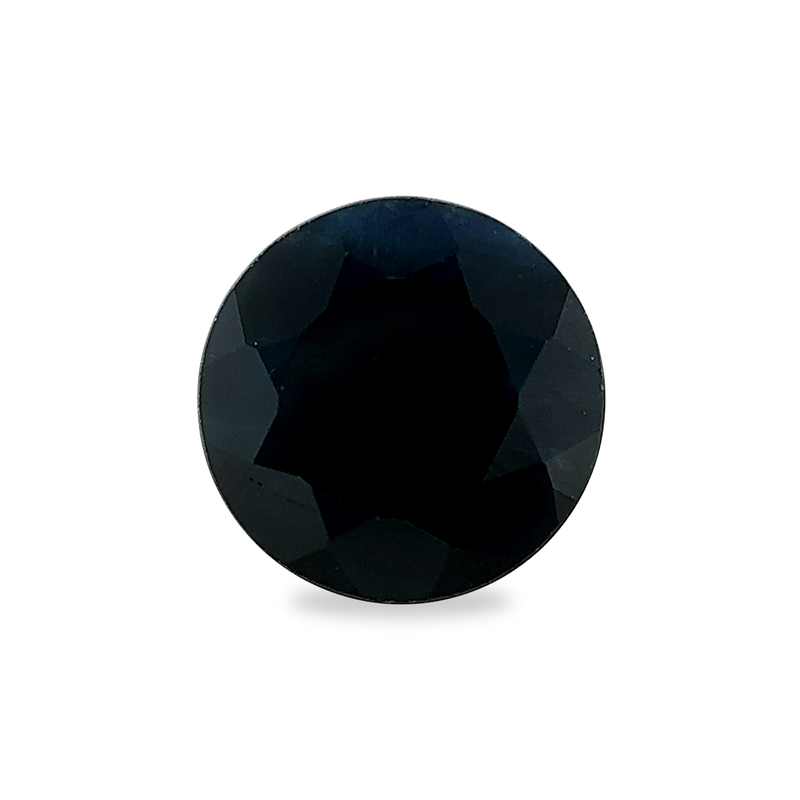 Ethical Jewellery & Engagement Rings Toronto - 1.39 ct Black Waters Round Mixed Mined Sapphire - FTJCo Fine Jewellery & Goldsmiths