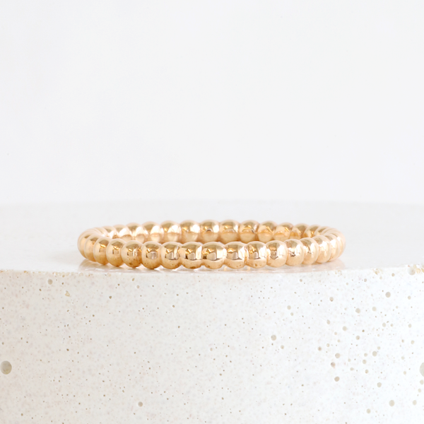 Ethical Jewellery & Engagement Rings Toronto - Beaded Band in Rose - FTJCo Fine Jewellery & Goldsmiths