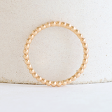 Ethical Jewellery & Engagement Rings Toronto - Beaded Band in Rose - FTJCo Fine Jewellery & Goldsmiths