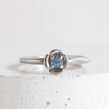 Bijoux éthiques et bagues de fiançailles Toronto - Blossom Blue Montana Sapphire Ring - FTJCo Fine Jewellery & Goldsmiths