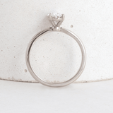 Ethical Jewellery & Engagement Rings Toronto - 1.00 ct Diamond Oval Pietra Solitare in White - FTJCo Fine Jewellery & Goldsmiths