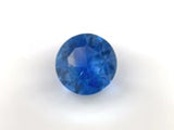 0.62 ct Wild Blueberry Zoning Round Brilliant Mined Sapphire