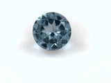 0.39 ct Steel Grey Round Cut Mined Spinel