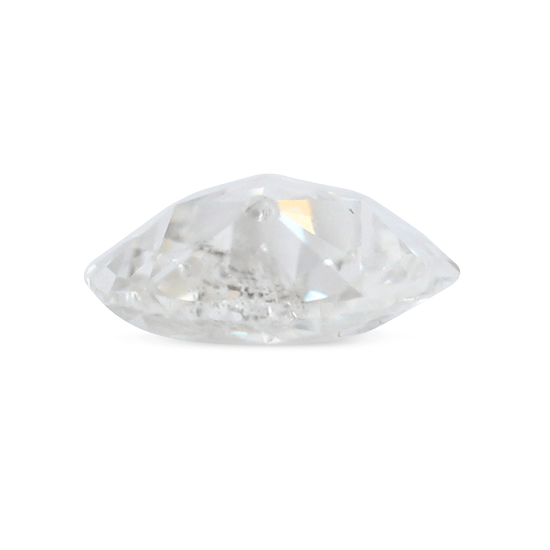 Bijoux et bagues de fiançailles éthiques Toronto - 0.59 ct Pear Rose Cut Nouveau Recycled Diamond - Fairtrade Jewellery Co.