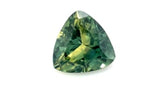 1.05 ct Sunny Forest Green Triangular Modified Brilliant Australian Sapphire