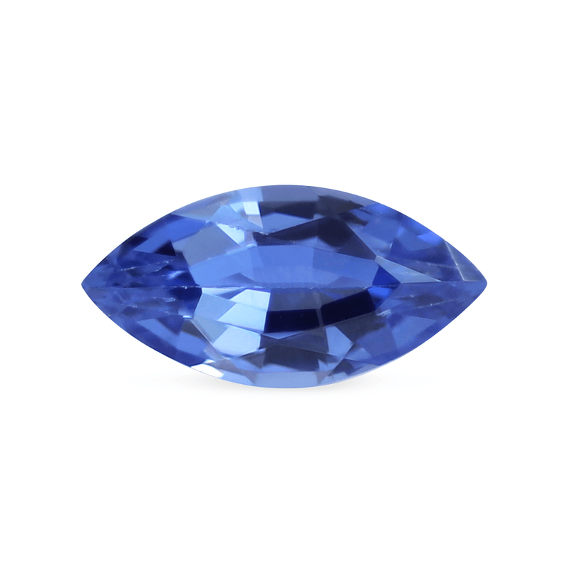 Ethical Jewellery & Engagement Rings Toronto - 1.34 ct Light Blue Marquise Chatham Grown Sapphire - Fairtrade Jewellery Co.