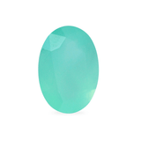Ethical Jewellery & Engagement Rings Toronto - 1.99 ct Hazy Summer Morning Oval Modified Brilliant Chrysoprase - Fairtrade Jewellery Co.