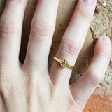 Yellow Ethical Jewellery & Engagement Rings Toronto - Hexa Solitaire Engagement Ring - Fairtrade Jewellery Co.
