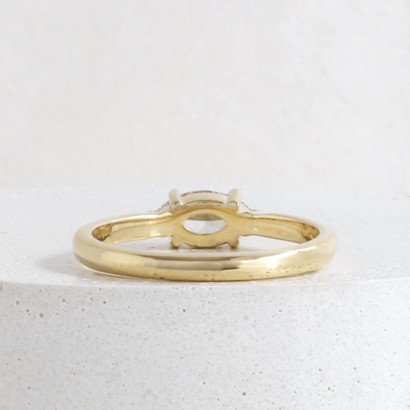Ethical Jewellery & Engagement Rings Toronto - 0.45 ct Marquise Brilliant Horizontal Avery in Yellow Gold - FTJCo Fine Jewellery & Goldsmiths