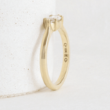 Ethical Jewellery & Engagement Rings Toronto - 0.45 ct Marquise Brilliant Horizontal Avery in Yellow Gold - FTJCo Fine Jewellery & Goldsmiths