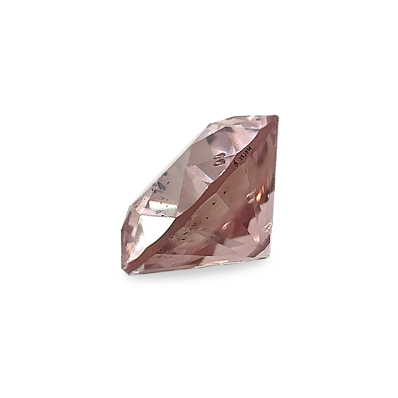 0.23 ct Argyle Pink Champagne Round Brilliant Argyle Diamond