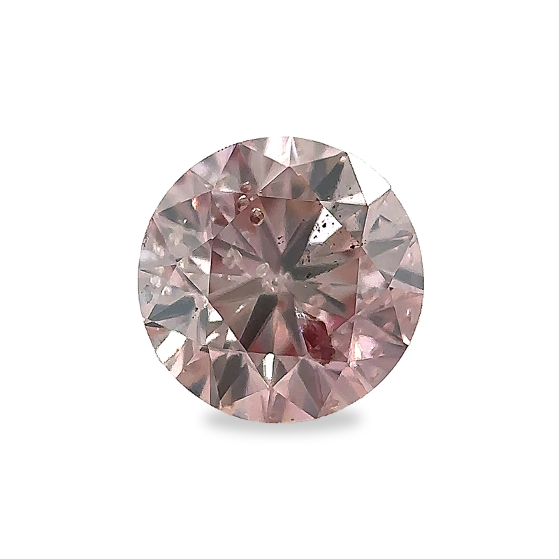 0.23 ct Argyle Pink Champagne Round Brilliant Argyle Diamond