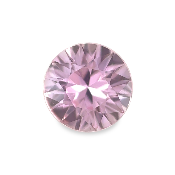 0.24 ct Magnolia Purple Light Round Brilliant-Cut Madagascar Sapphire