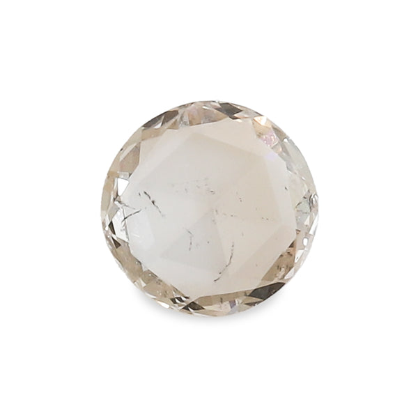 0.26 ct Silver Ash Round Modified Rose Cut Fancy Lab Grown Diamond