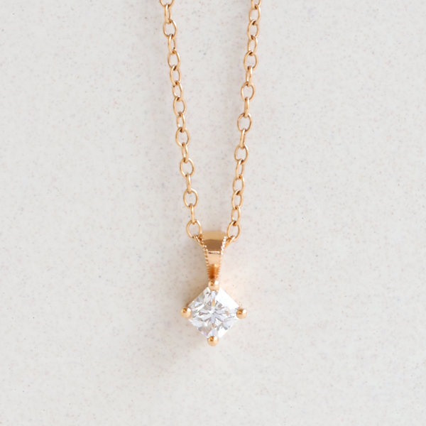 Ethical Jewellery & Engagement Rings Toronto - 0.30 ct Ontario, Canada Diamond Solitaire Pendant in 18K Rose Gold - FTJCo Fine Jewellery & Goldsmiths