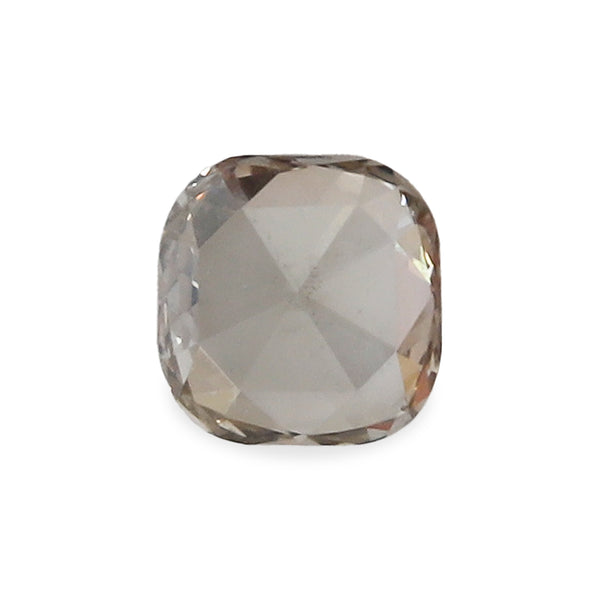 0.35 ct Silver Ash Cushion Rose Cut Fancy Lab Grown Diamond