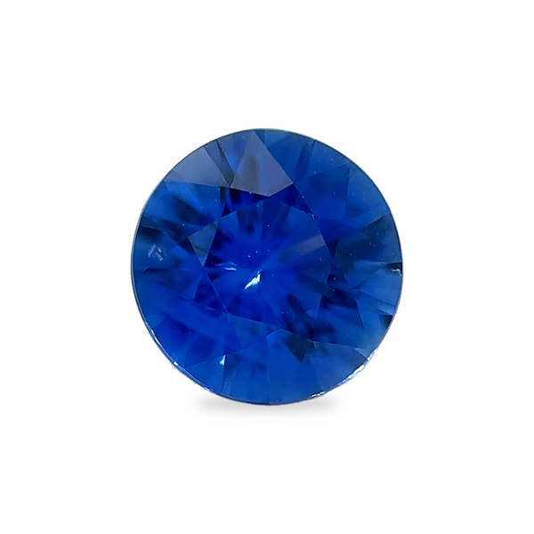 Ethical Jewellery & Engagement Rings Toronto - 0.44 ct Deep Water Blue Round Brilliant AKARA Madagascar Sapphire - FTJCo Fine Jewellery & Goldsmiths