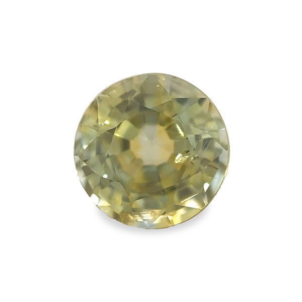 0.50 ct Summer Sun Round Mixed Cut Mined Sapphire