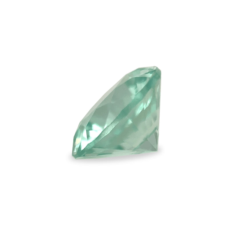 Ethical Jewellery & Engagement Rings Toronto - 0.57 ct Seafoam Round Mixed Cut Lab Grown Sapphire - FTJCo Fine Jewellery & Goldsmiths