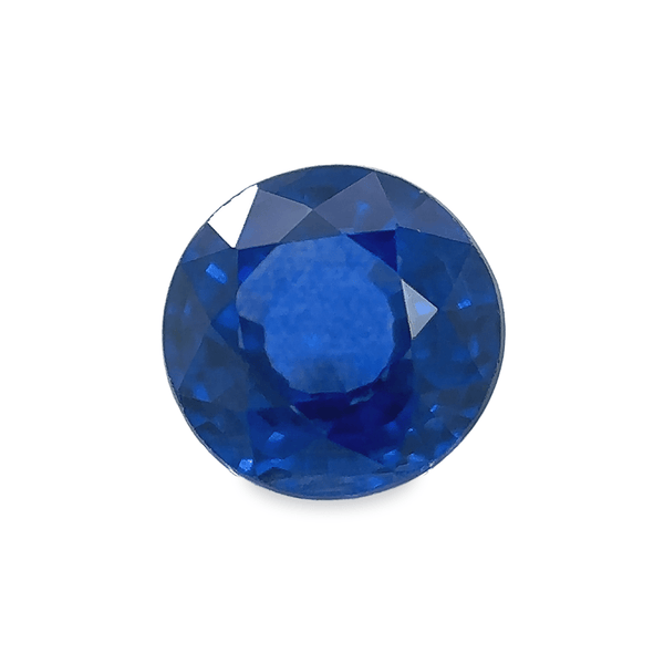 Ethical Jewellery & Engagement Rings Toronto - 0.61 ct Deep Water Blue Round Mixed Cut Mined Sapphire - FTJCo Fine Jewellery & Goldsmiths