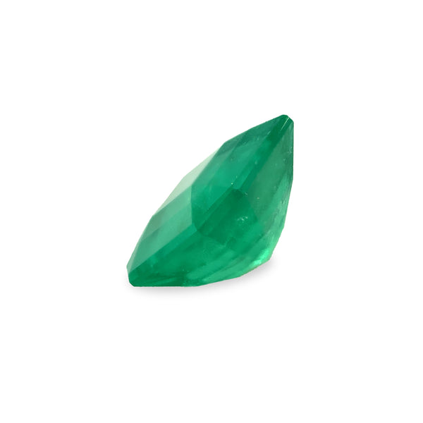 0.65 ct Mint Green Cut Corner Square Modified Brilliant AKARA Mined Emerald