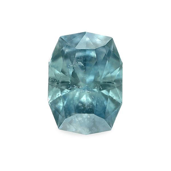 Ethical Jewellery & Engagement Rings Toronto - 0.71 ct Summer Showers Blue Elongated Decagon Modified Brilliant AKARA Montana Sapphire - FTJCo Fine Jewellery & Goldsmiths