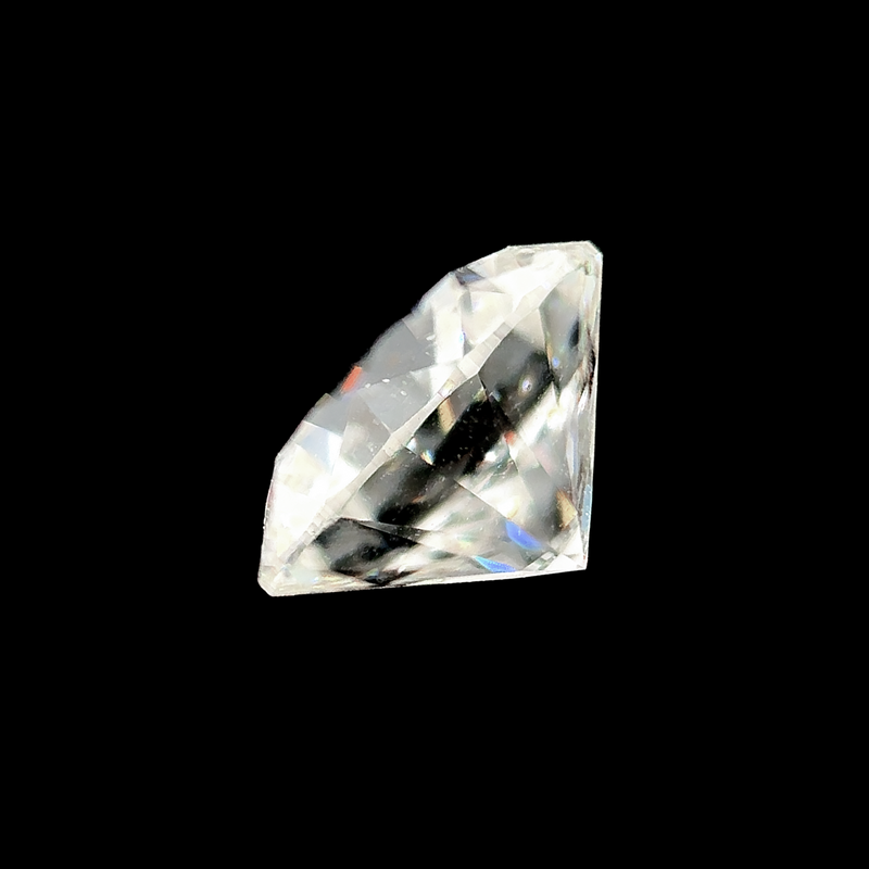 0.72 Ct H-VS2 Round Brilliant Botswanamark Natural Diamond